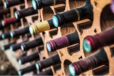 Wine bottles