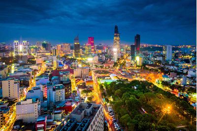 Saigon at night