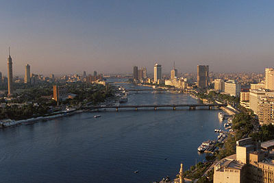 The Nile view from the Four Seasons