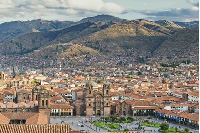 cusco aerial view