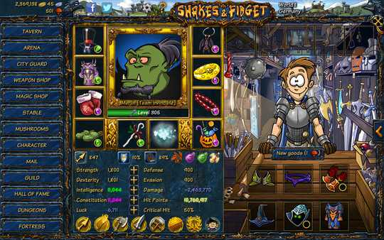 Screenshot Shakes and Fidget $5 Mushroom Package