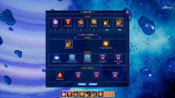 Screenshot Origin Space