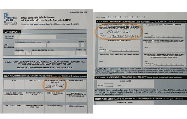 certificazione unica 2016 inps scarica