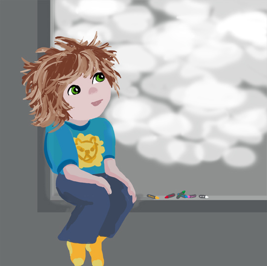 I was watching the clouds roll by when there was a knock at the door