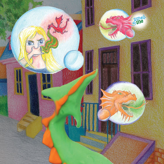 The Smell Dragon. Illustrations – Rotem Omri by Mel Rosenberg - מל רוזנברג - Illustrated by Rotem Omri - Ourboox.com