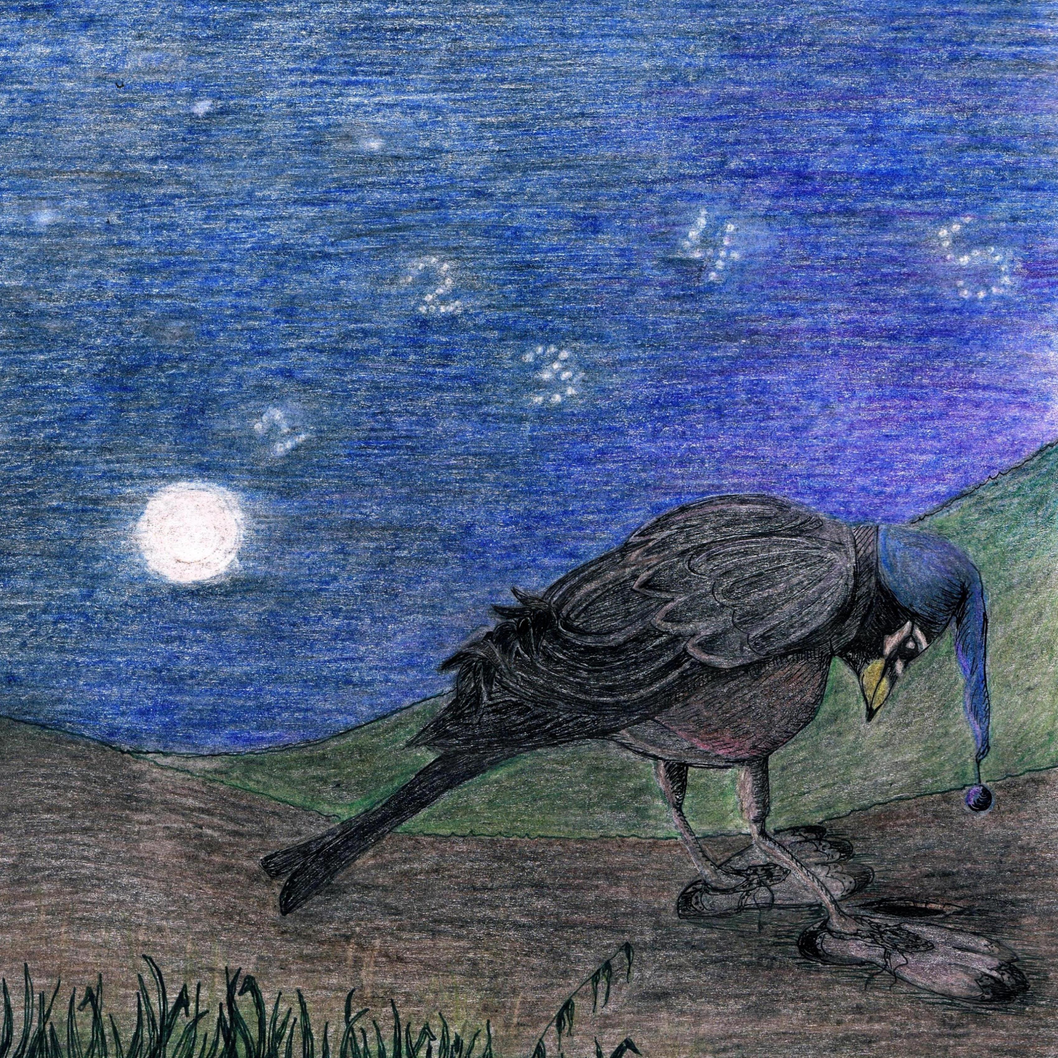 The early bird waited around near the wormhole and kept itself busy by counting to ten.