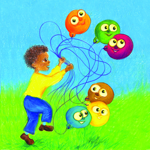 When tooth number six fell out, There were six big balls That hop about