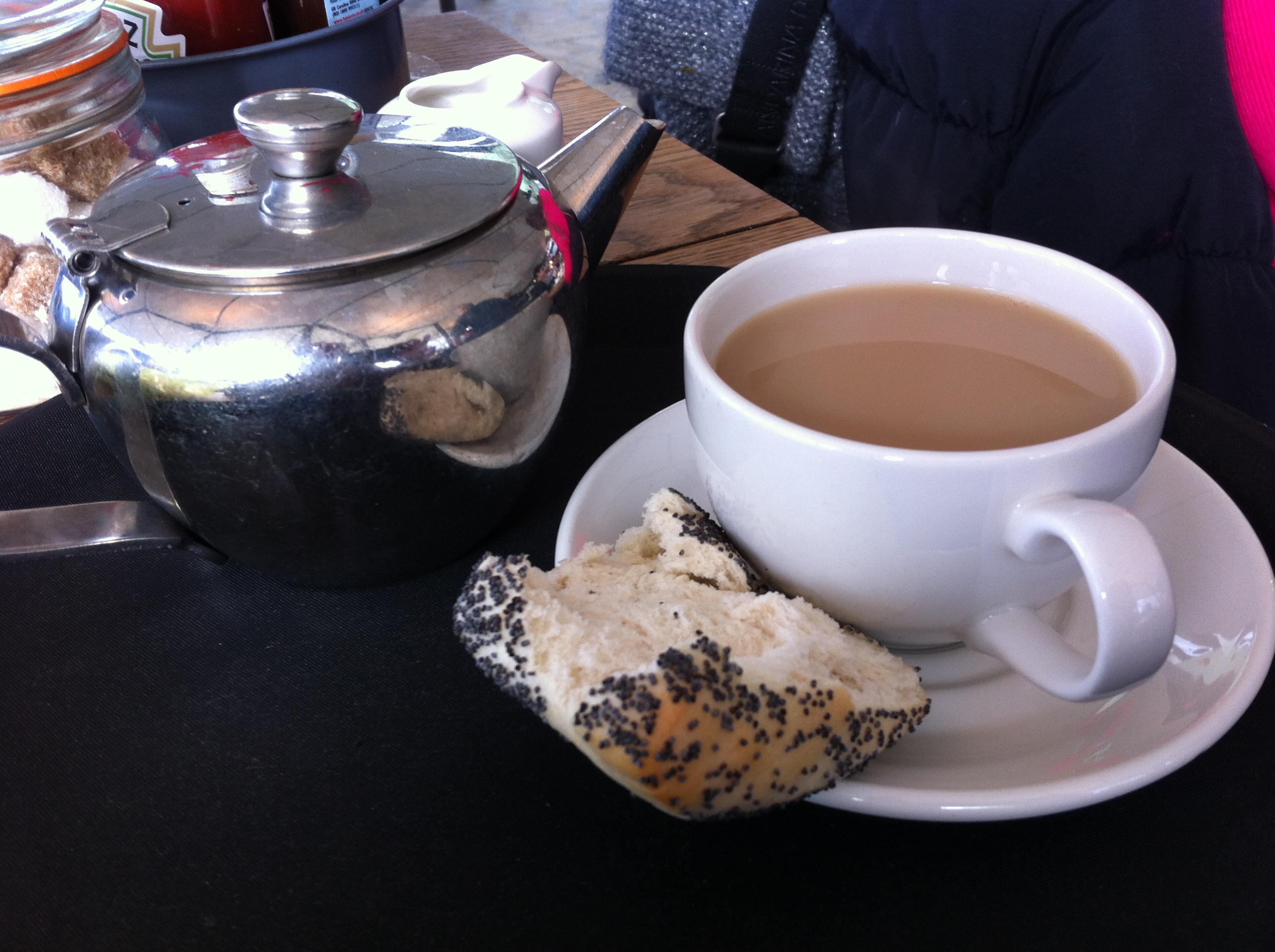 a whole pot of tea