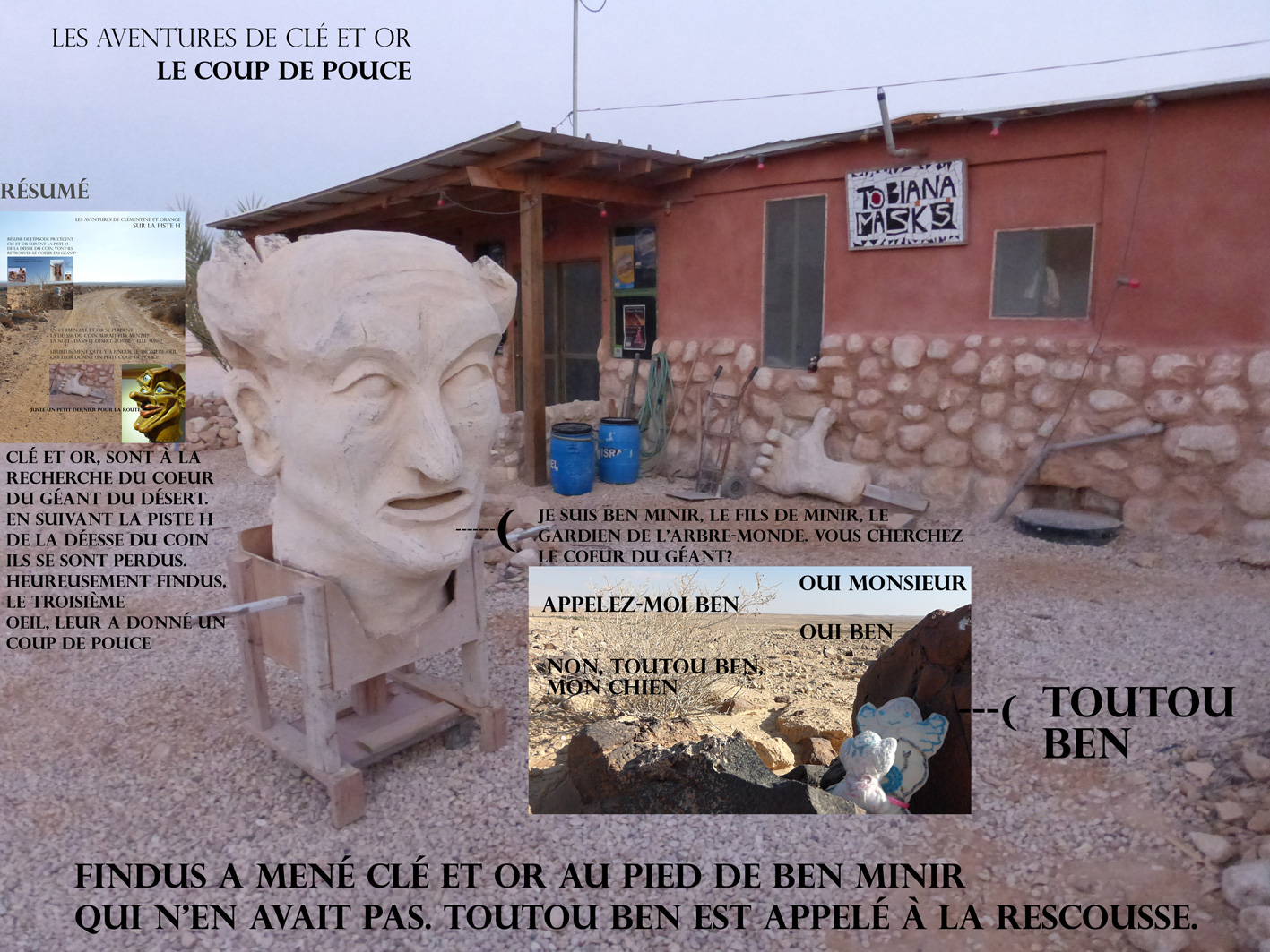 Rencontre avec le Géant du désert by Olivier Jost - Illustrated by Tobiana's Mask in Ezuz - Ourboox.com