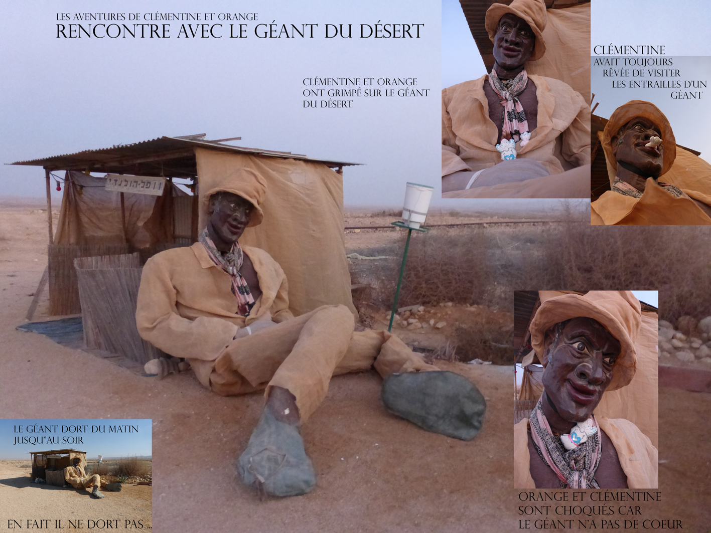 Rencontre avec le Géant du désert by Olivier Jost - Illustrated by Tobiana's Mask in Ezuz - Ourboox.com