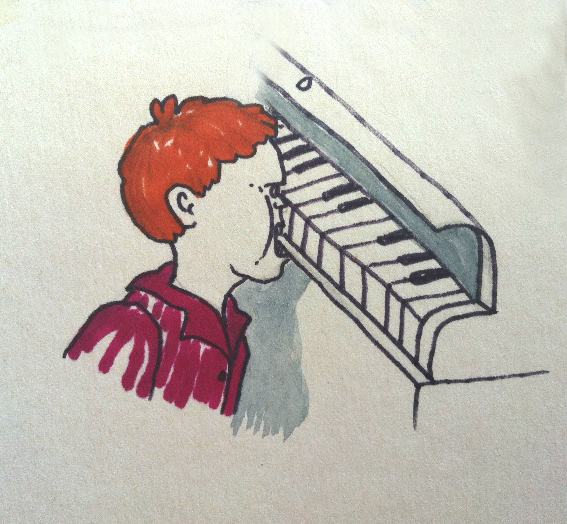 Your Piano. Illustrations: Miki Ben-Cnaan by Mel Rosenberg - מל רוזנברג - Illustrated by Miki Ben-Cnaan - Ourboox.com