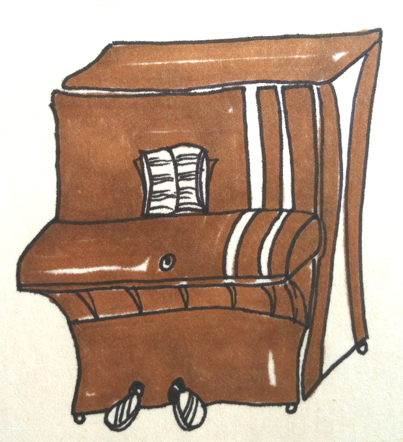 Your Piano. Illustrations: Miki Ben-Cnaan by Mel Rosenberg - מל רוזנברג - Illustrated by Miki Ben-Cnaan - Ourboox.com