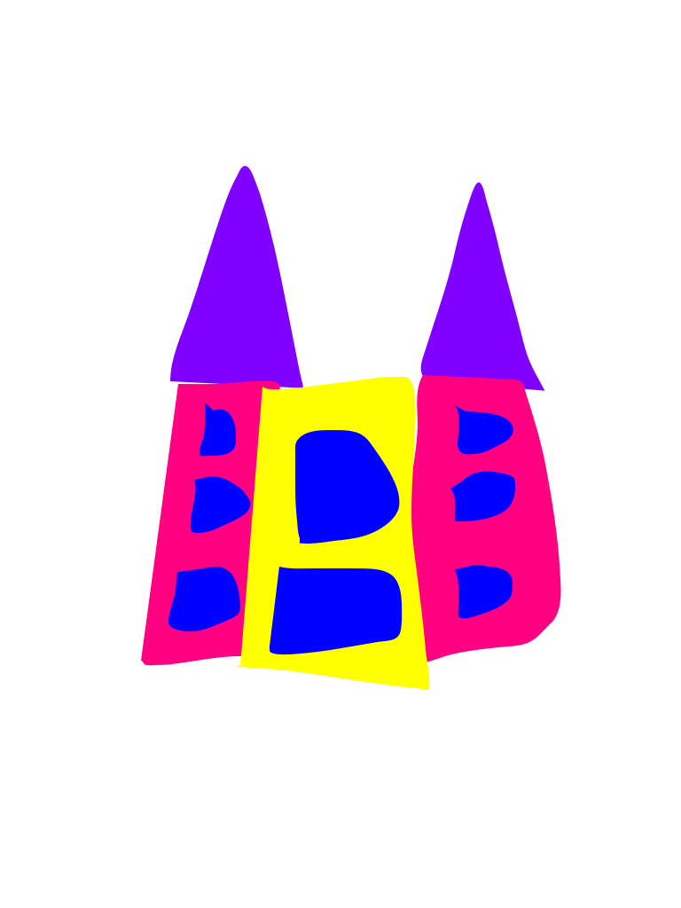 Let’s Paint Geometry – A castle by Sigal Magen - Illustrated by Sigal Magen - Ourboox.com