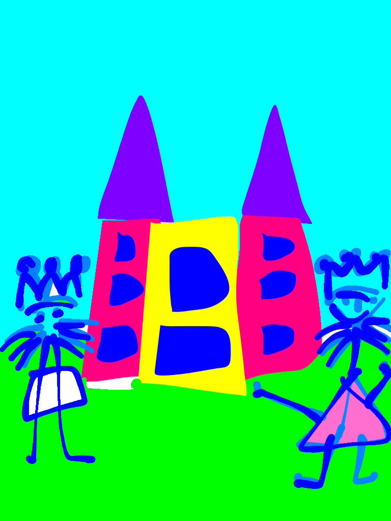 Let’s Paint Geometry – A castle by Sigal Magen - Illustrated by Sigal Magen - Ourboox.com