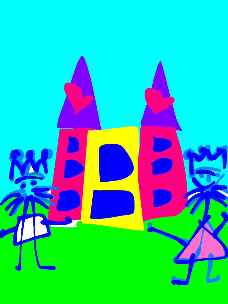 Let’s Paint Geometry – A castle by Sigal Magen - Illustrated by Sigal Magen - Ourboox.com