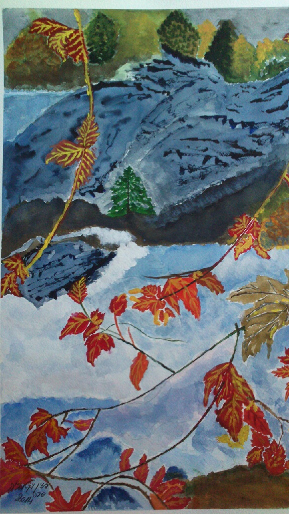Watercolor painting by Sara Dazin - Illustrated by Victoria Sara Dazin - Ourboox.com