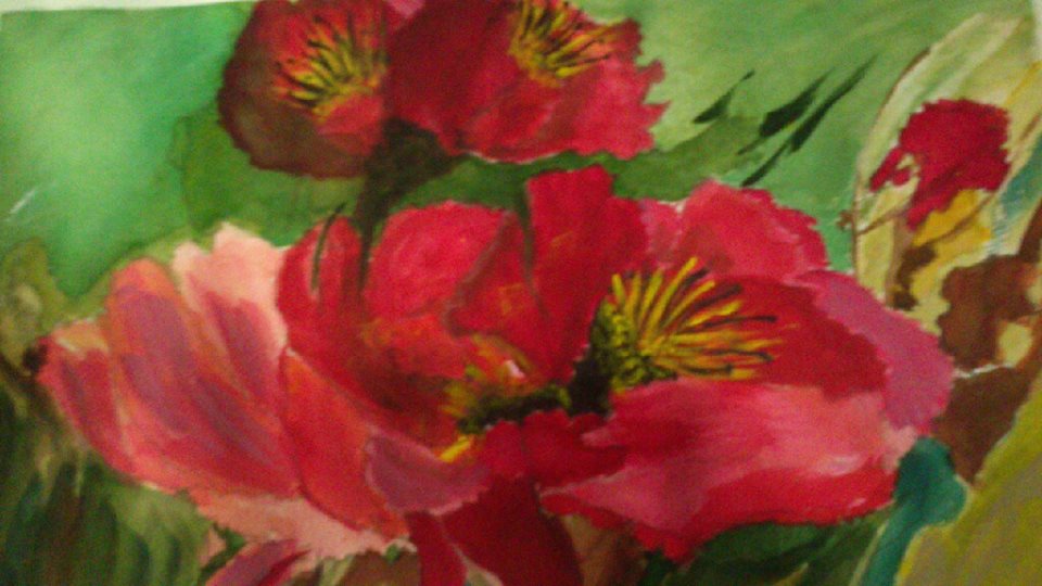 Watercolor painting by Sara Dazin - Illustrated by Victoria Sara Dazin - Ourboox.com