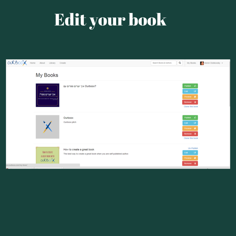 איך יוצרים ספרים עם Ourboox? by Keren Dobkovsky - Ourboox.com
