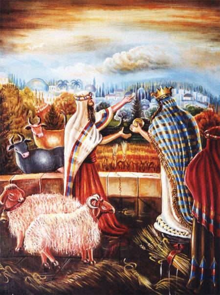 הכר את האמן-אהובה קליין ציירת ציורי התנ”ך by guy reguev - Illustrated by אהובה קליין - Ourboox.com