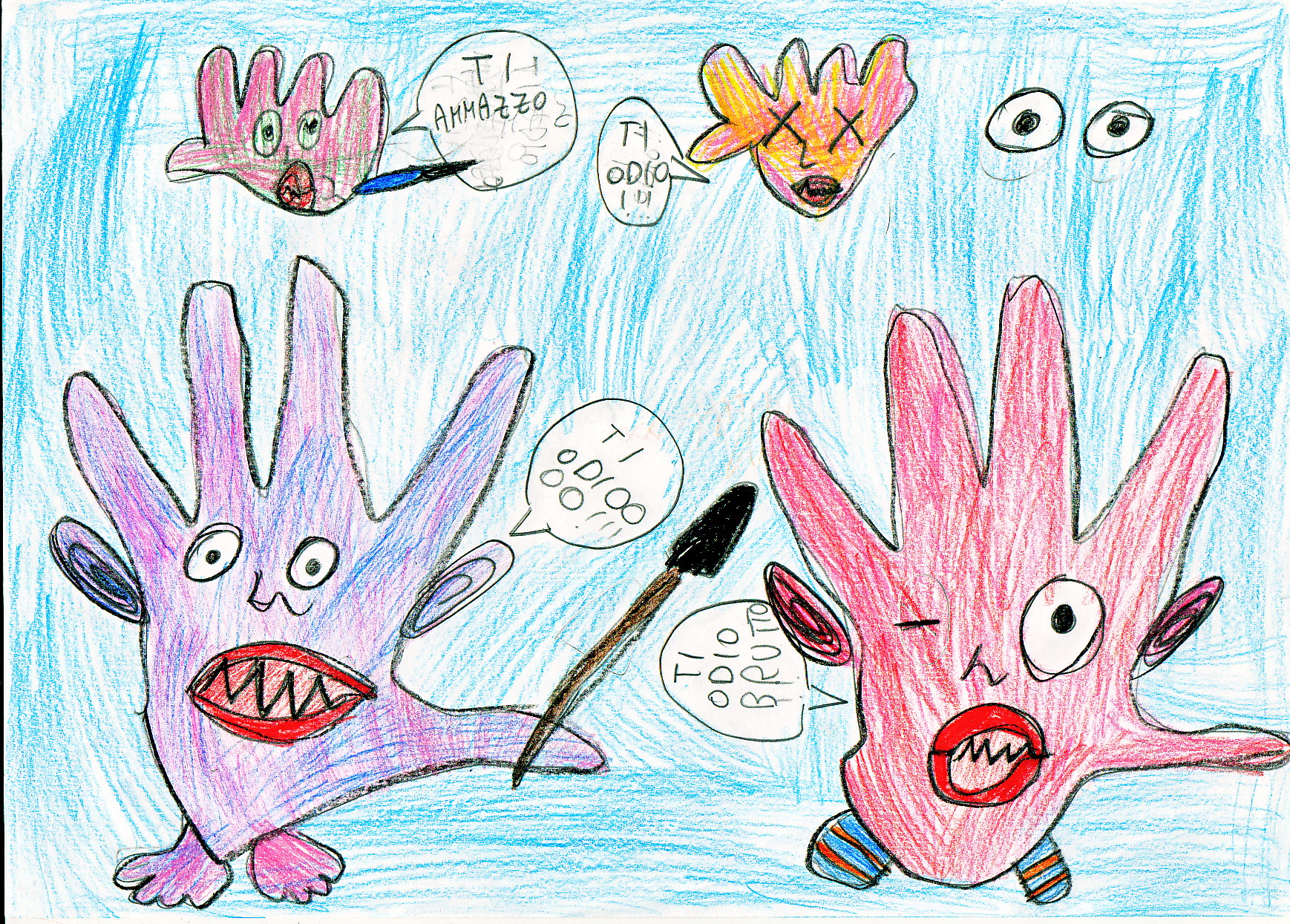 LA CITTA’ DELLE MANI Siamo diversi, unici e speciali by Virginia Piga - Illustrated by Classe 3°A - primaria - Via Cilea - Circolo 12+13 - Sassari - Ourboox.com
