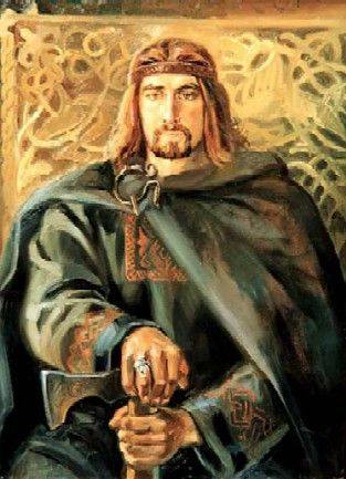 Prophetic Oleg! It is born from God to govern he. Our epic hero. And the magician it was steppe. Oleg and Rurik together arrived you to Novgorod golden. Combiner, magician and magician. You glorified Kievan Rus