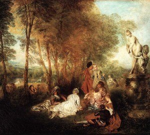 Watteau Antoine! (Festival of love!) French painter, dab its great. The irony and bitterness, they something stand. In actor