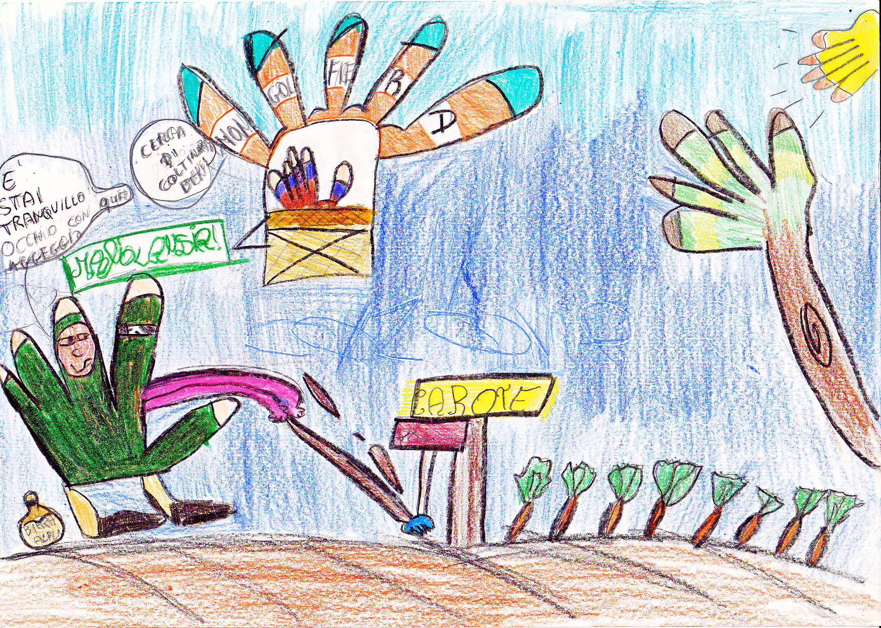 LA CITTA’ DELLE MANI Siamo diversi, unici e speciali by Virginia Piga - Illustrated by Classe 3°A - primaria - Via Cilea - Circolo 12+13 - Sassari - Ourboox.com