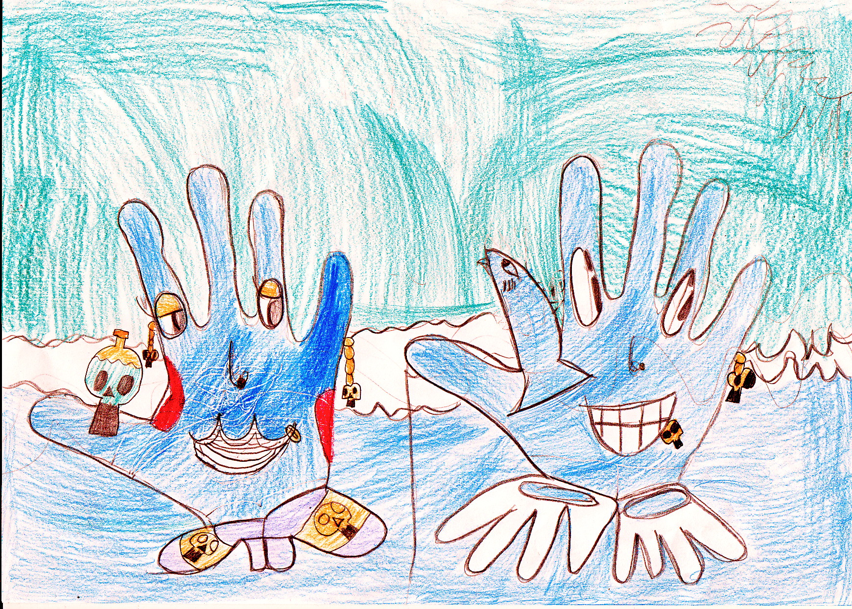 LA CITTA’ DELLE MANI Siamo diversi, unici e speciali by Virginia Piga - Illustrated by Classe 3°A - primaria - Via Cilea - Circolo 12+13 - Sassari - Ourboox.com
