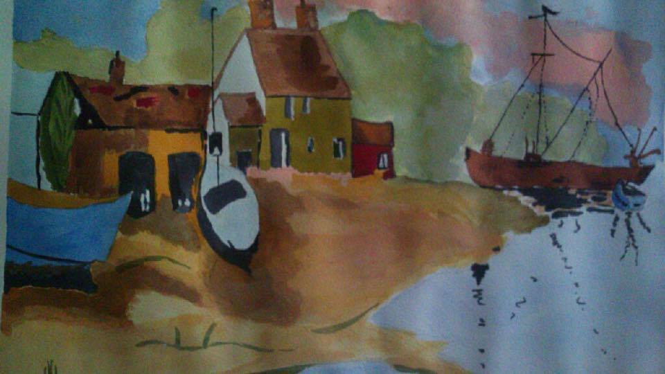 My Artwork -Drawing vs.Painting by Sara Dazin - Illustrated by Victoria Sara Dazin , Book Cover from OURBOOX Image Bank II - Ourboox.com