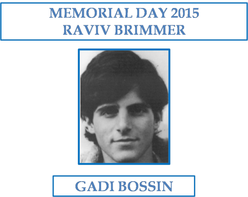 MEMORIAL DAY 2015: RAVIV BRIMMER by Gadi Bossin - Ourboox.com MEMORIAL DAY 2015: RAVIV BRIMMER by Gadi Bossin - Ourboox.com