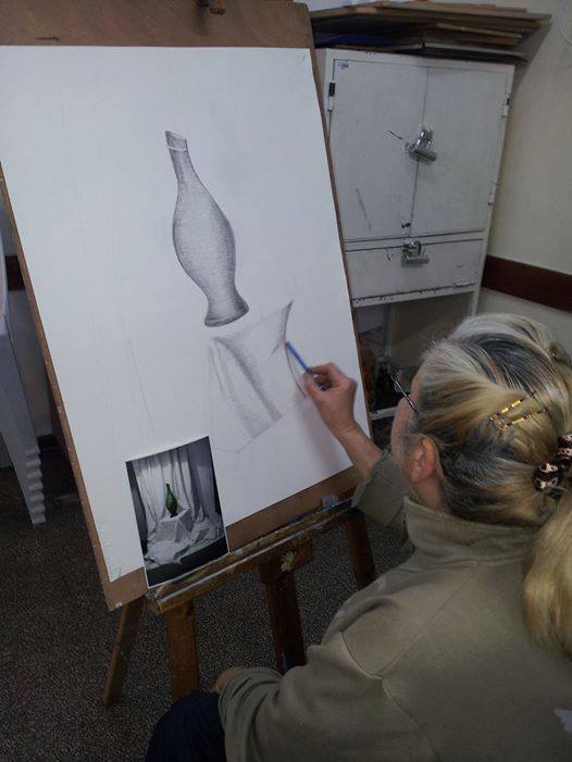 My Artwork -Drawing vs.Painting by Sara Dazin - Illustrated by Victoria Sara Dazin , Book Cover from OURBOOX Image Bank II - Ourboox.com