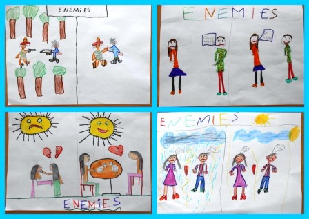 LET’S BE FRIENDS by AngelaZanetti - Illustrated by Children of Italy, Spain Croatia, Turkey - Ourboox.com