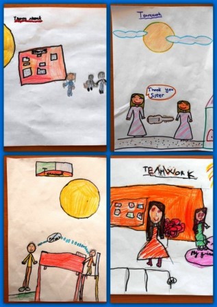 LET’S BE FRIENDS by AngelaZanetti - Illustrated by Children of Italy, Spain Croatia, Turkey - Ourboox.com