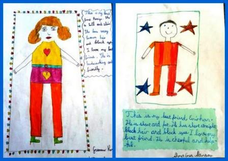LET’S BE FRIENDS by AngelaZanetti - Illustrated by Children of Italy, Spain Croatia, Turkey - Ourboox.com