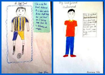 LET’S BE FRIENDS by AngelaZanetti - Illustrated by Children of Italy, Spain Croatia, Turkey - Ourboox.com
