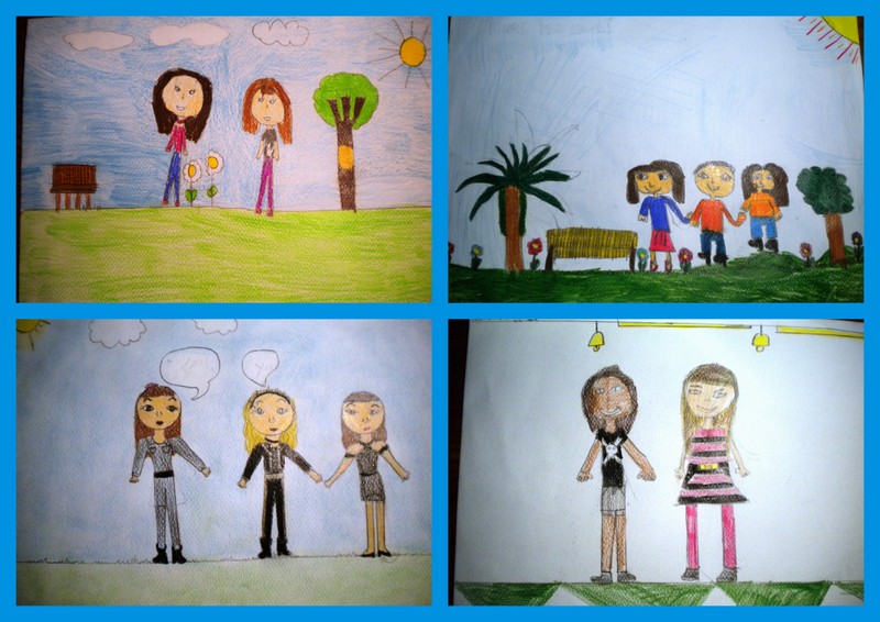 LET’S BE FRIENDS by AngelaZanetti - Illustrated by Children of Italy, Spain Croatia, Turkey - Ourboox.com