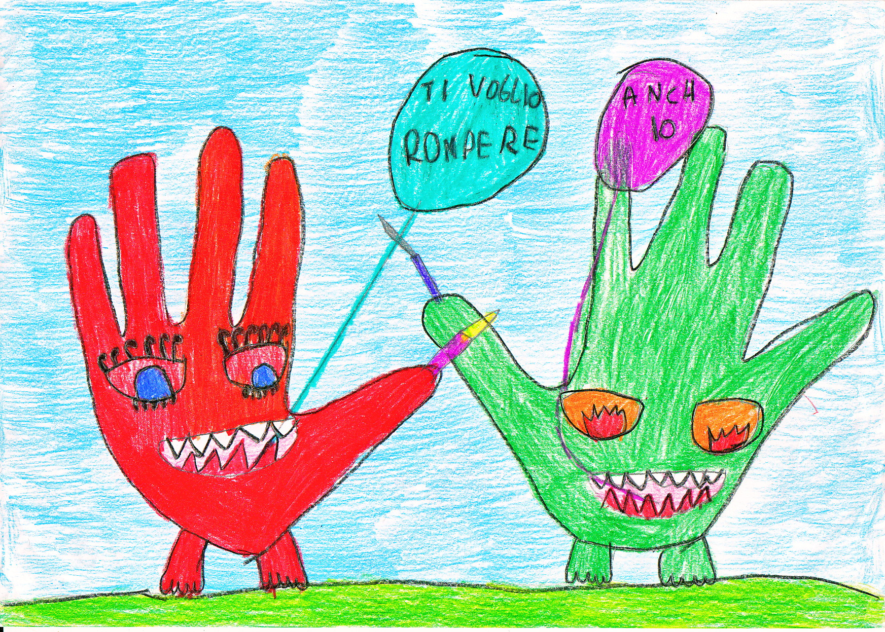 LA CITTA’ DELLE MANI Siamo diversi, unici e speciali by Virginia Piga - Illustrated by Classe 3°A - primaria - Via Cilea - Circolo 12+13 - Sassari - Ourboox.com