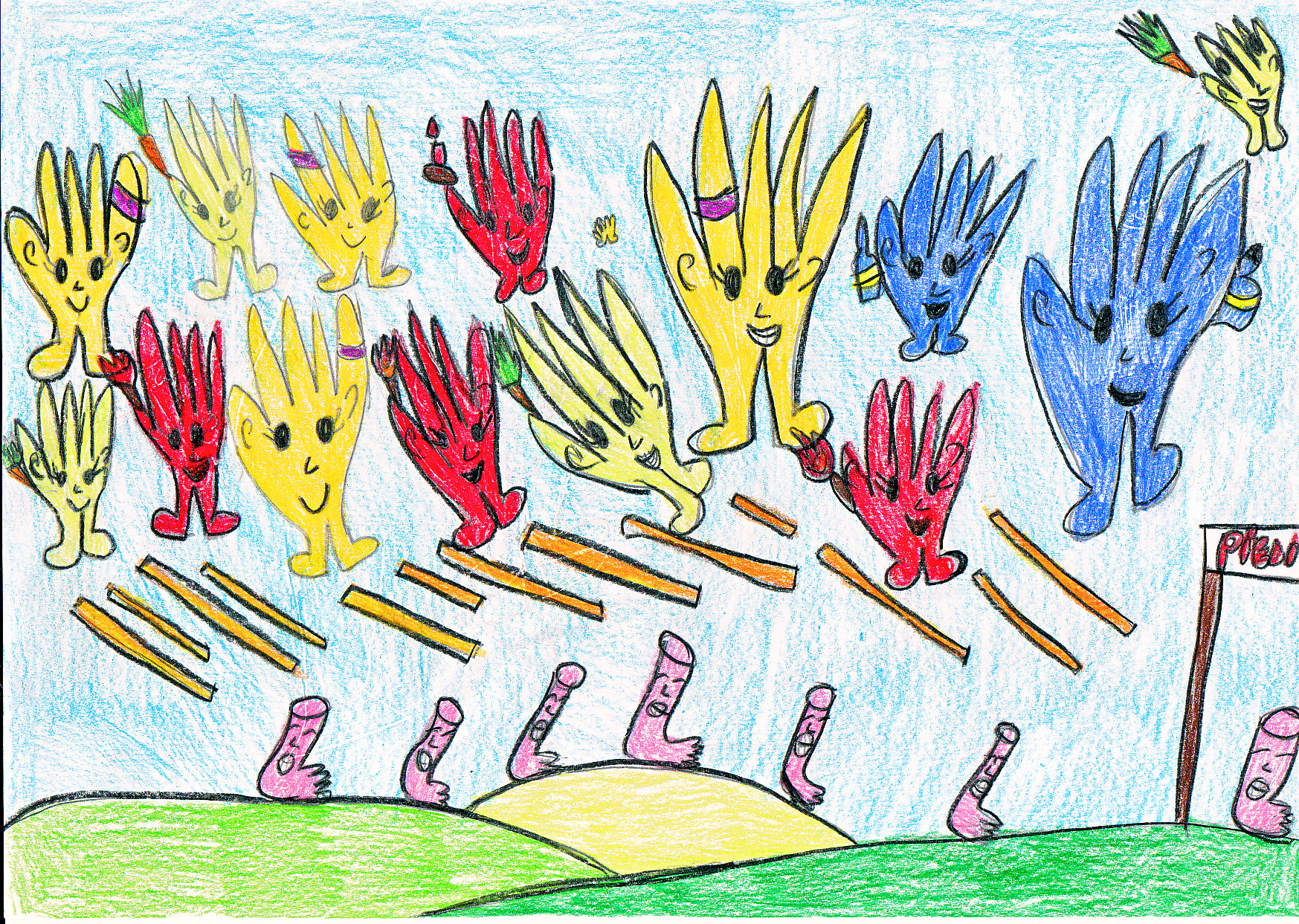LA CITTA’ DELLE MANI Siamo diversi, unici e speciali by Virginia Piga - Illustrated by Classe 3°A - primaria - Via Cilea - Circolo 12+13 - Sassari - Ourboox.com