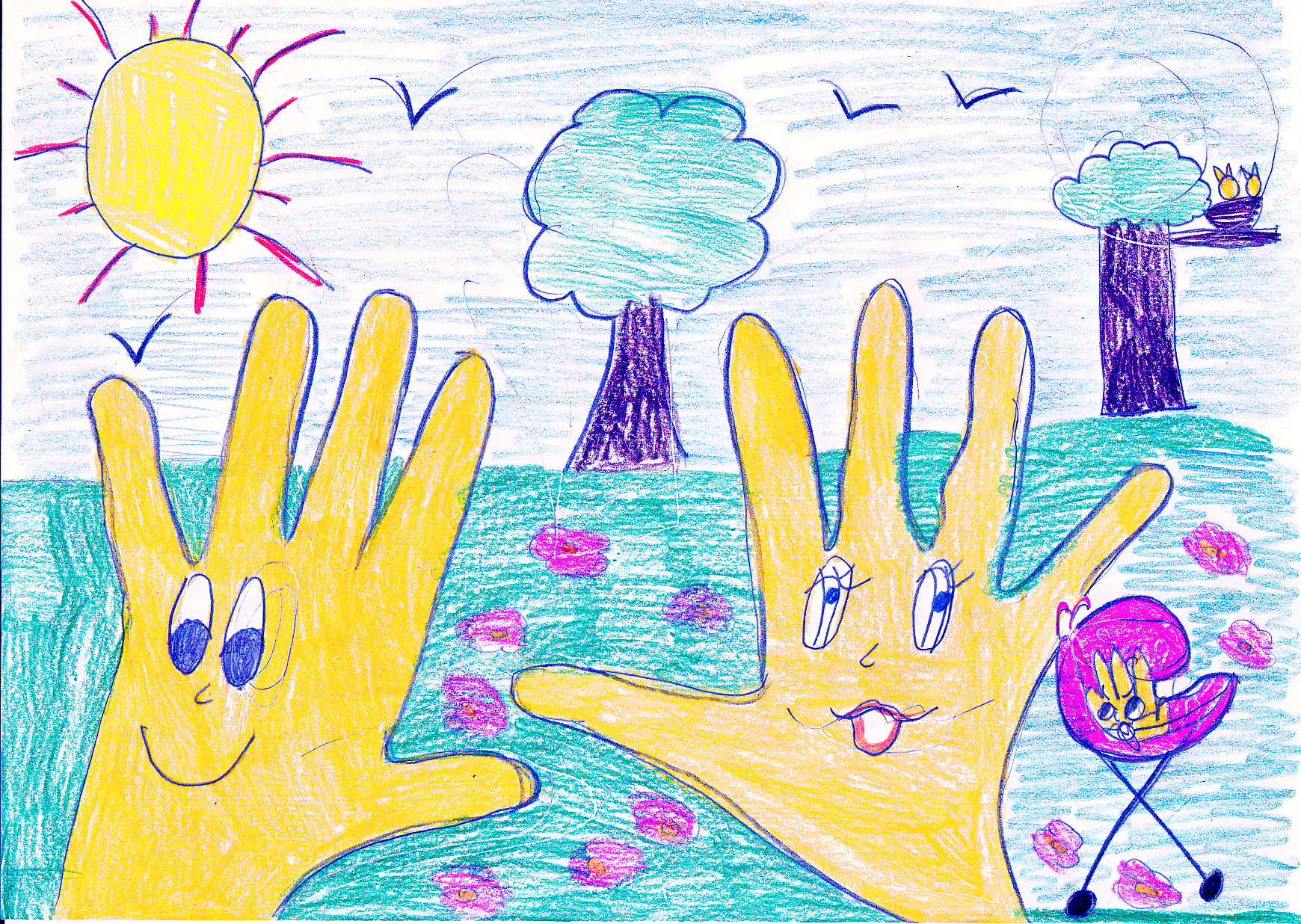 LA CITTA’ DELLE MANI Siamo diversi, unici e speciali by Virginia Piga - Illustrated by Classe 3°A - primaria - Via Cilea - Circolo 12+13 - Sassari - Ourboox.com