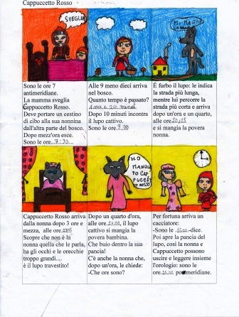 Cappuccetto Rosso (Maths on scène) by AngelaZanetti - Illustrated by Primary school in Porto Garibaldi. Third class - Ourboox.com
