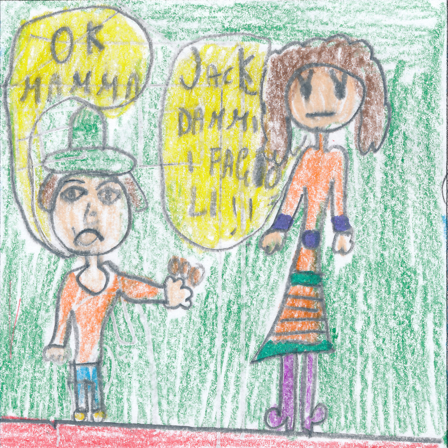 Jack and the Beanstalk (Jack e il fagiolo magico) by AngelaZanetti - Illustrated by Children of third classes - Ourboox.com