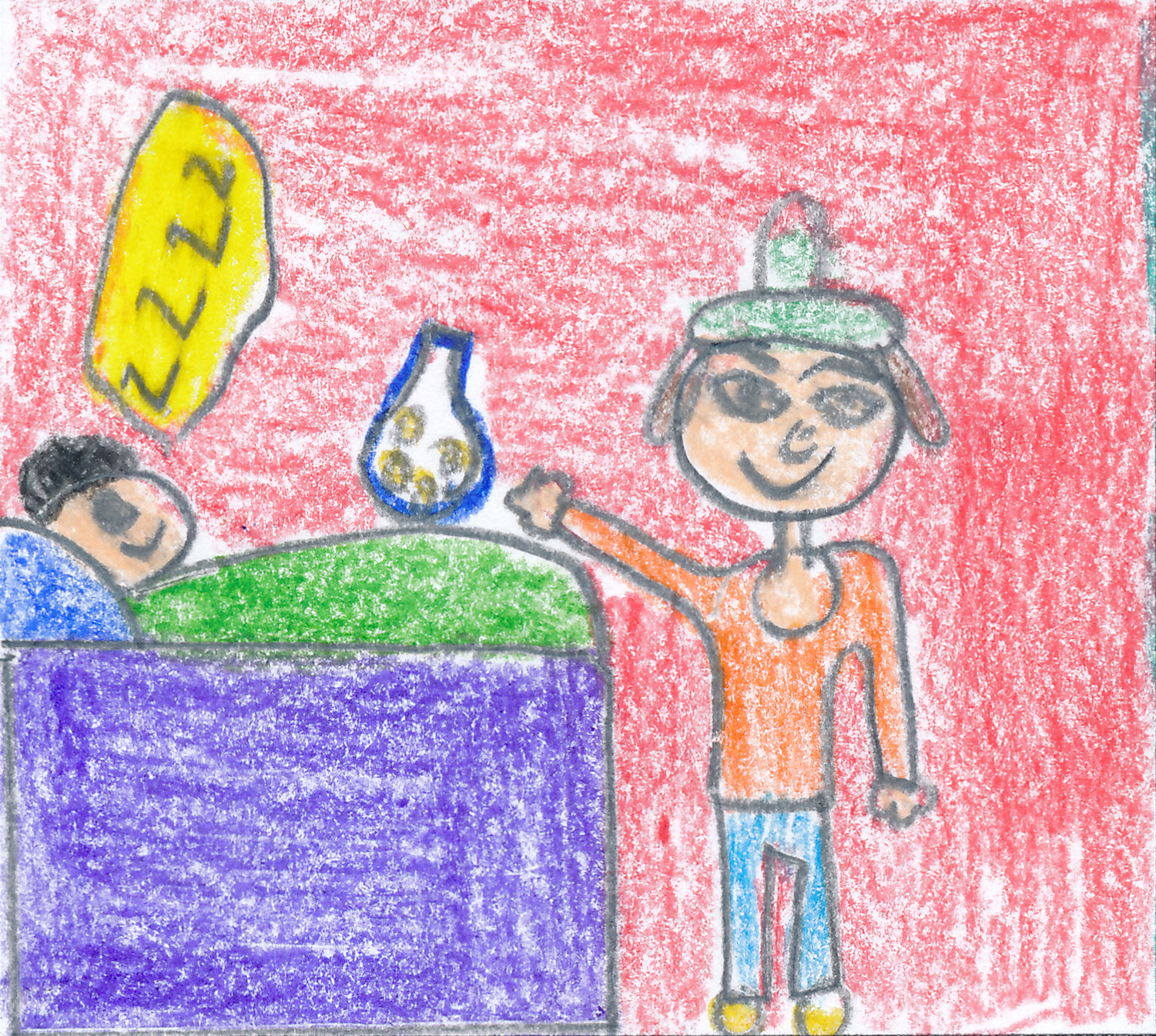 Jack and the Beanstalk (Jack e il fagiolo magico) by AngelaZanetti - Illustrated by Children of third classes - Ourboox.com