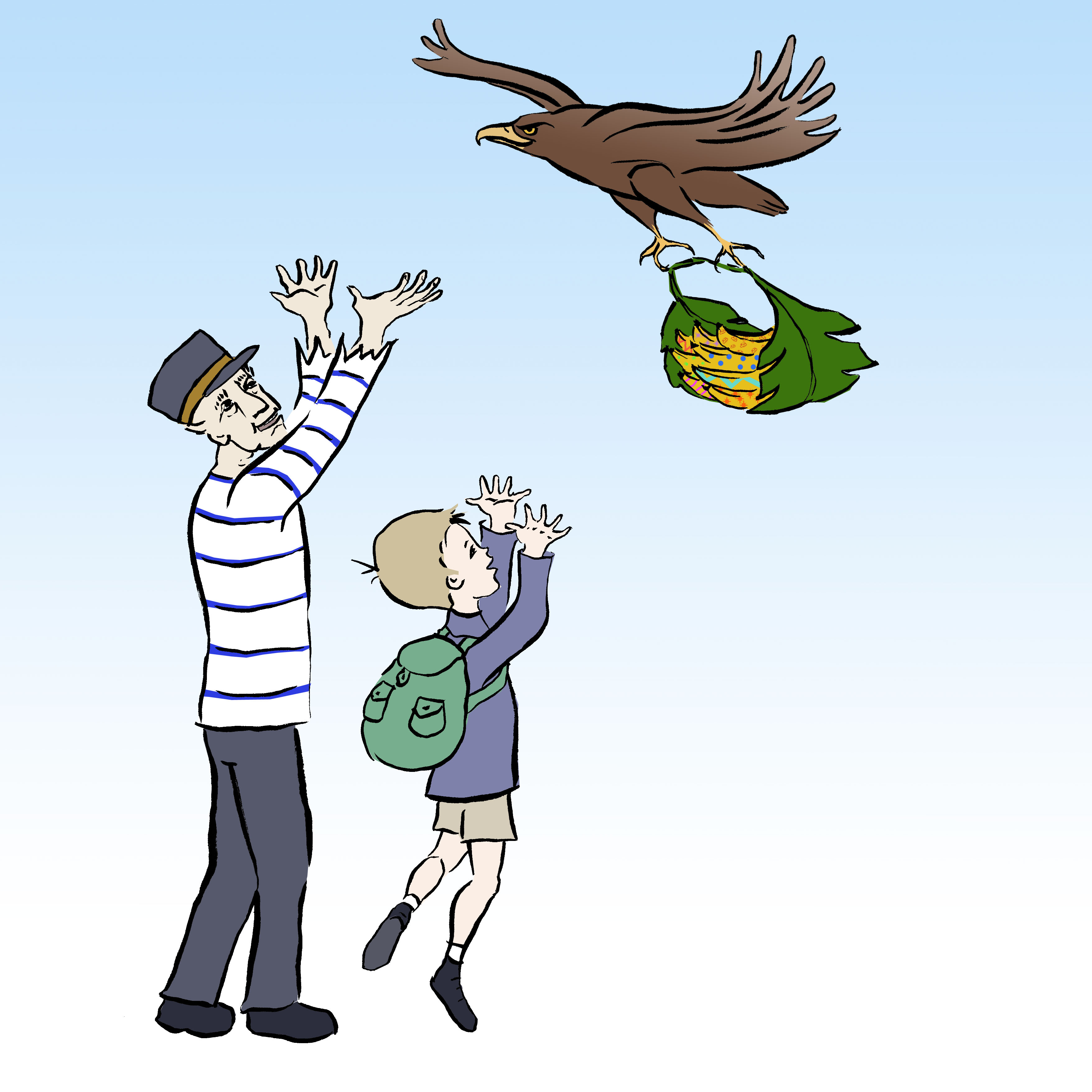 The Elevator and the Banana – Illustrated by Irena Brodeski by Mel Rosenberg - מל רוזנברג - Illustrated by Illustrated by Irena Brodeski - Ourboox.com
