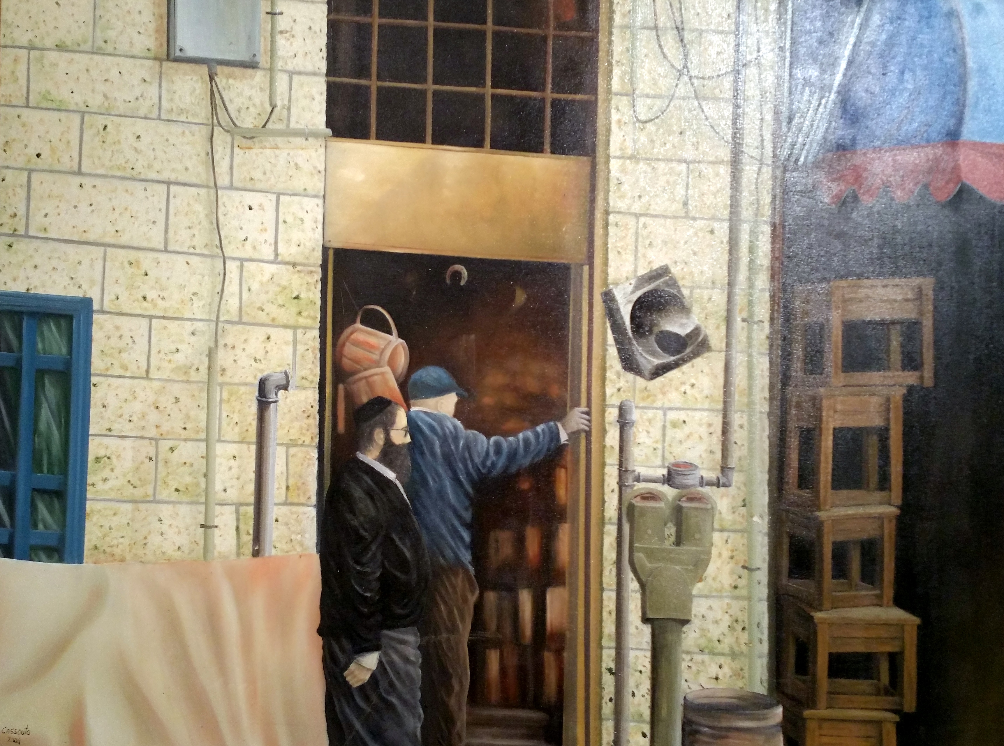 שמנים – תערוכת יחיד של הצייר אבי קסוטו בבית הירוק by sigal aybes - Illustrated by אבי קסוטו - Ourboox.com