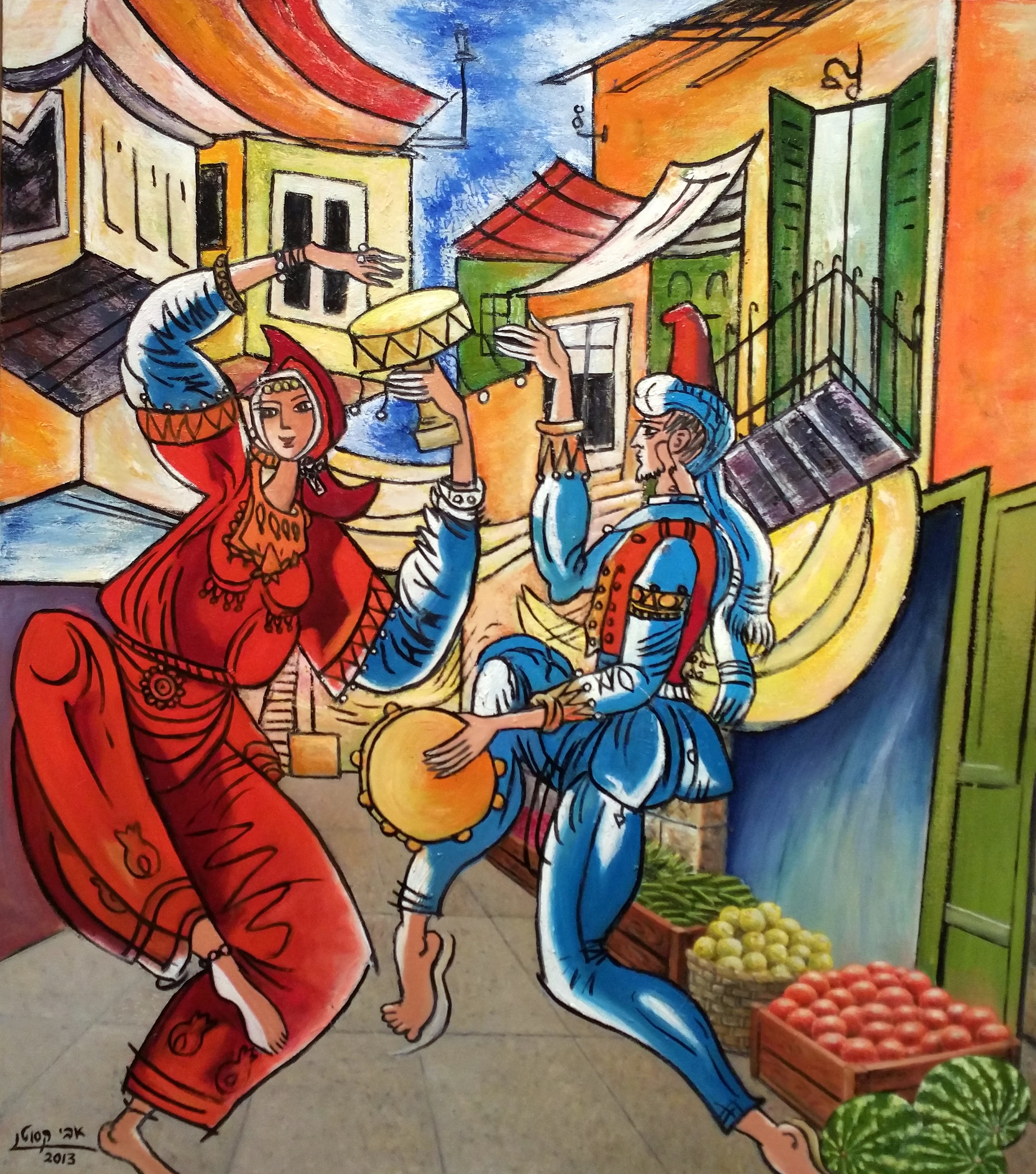 שמנים – תערוכת יחיד של הצייר אבי קסוטו בבית הירוק by sigal aybes - Illustrated by אבי קסוטו - Ourboox.com