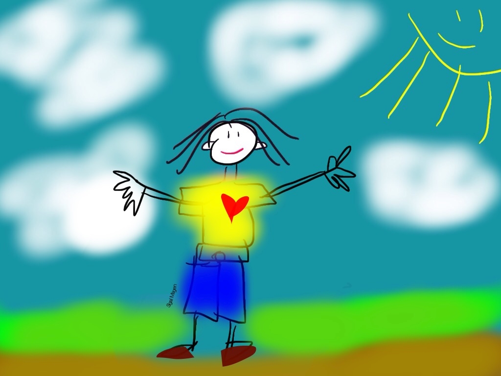 – גרסה לבן – כְּשֶׁאַבָּא מֵת by Sigal Magen - Illustrated by סיגל מגן - Ourboox.com