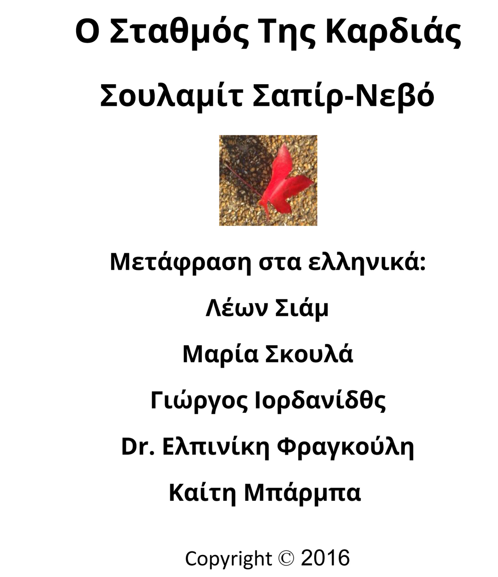 Ο Σταθμός Της Kαρδιάς by Shulamit Sapir-Nevo - Illustrated by Σουλαμίτ Σαπίρ-Νεβό - Ourboox.com