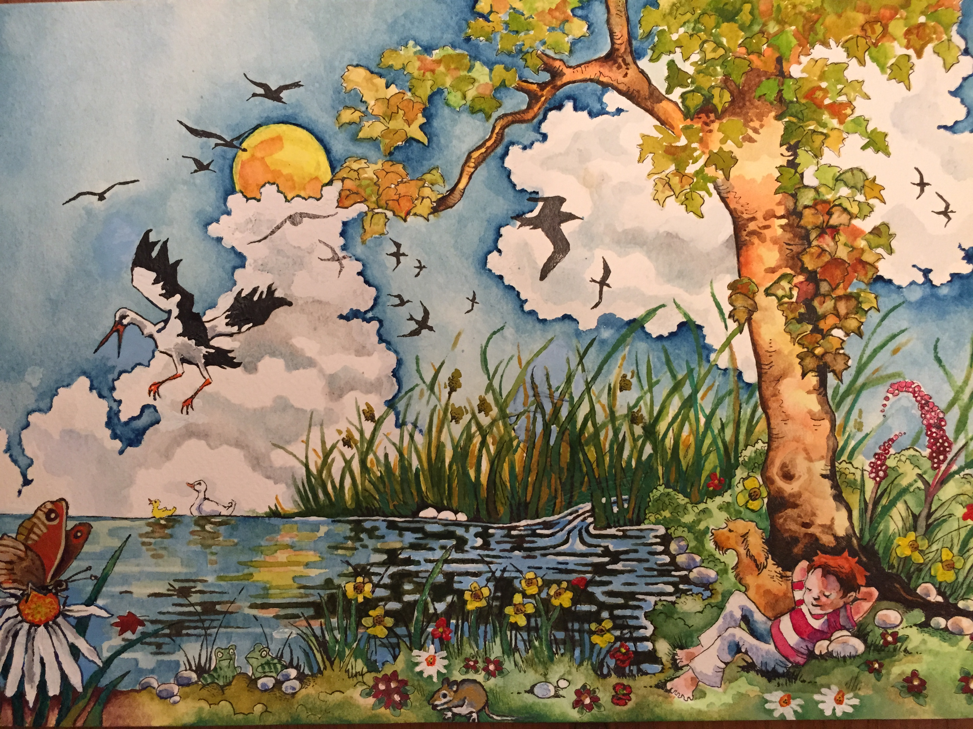 האגם by Mirik Snir - Illustrated by Carmel - Ourboox.com