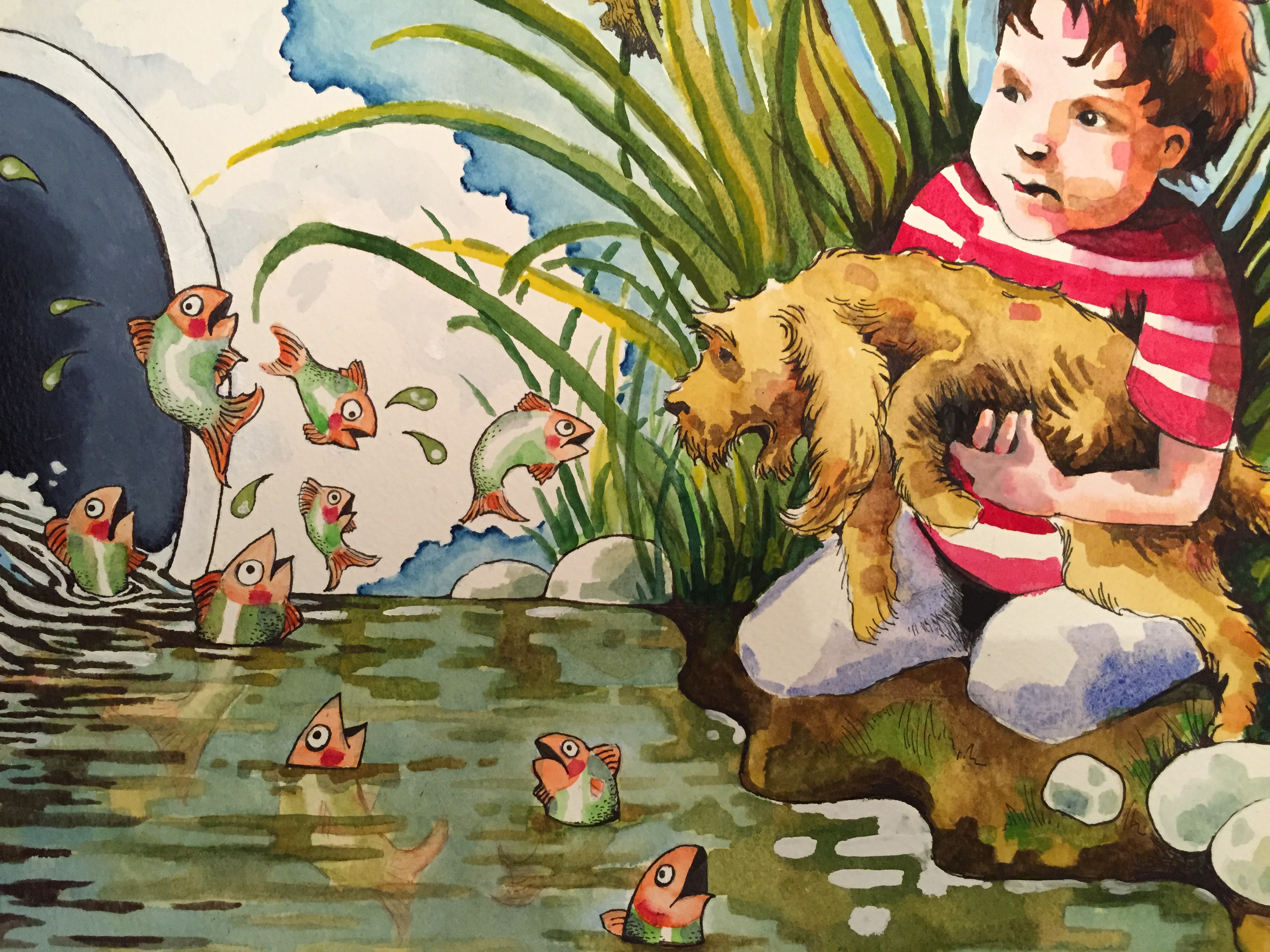 האגם by Mirik Snir - Illustrated by Carmel - Ourboox.com