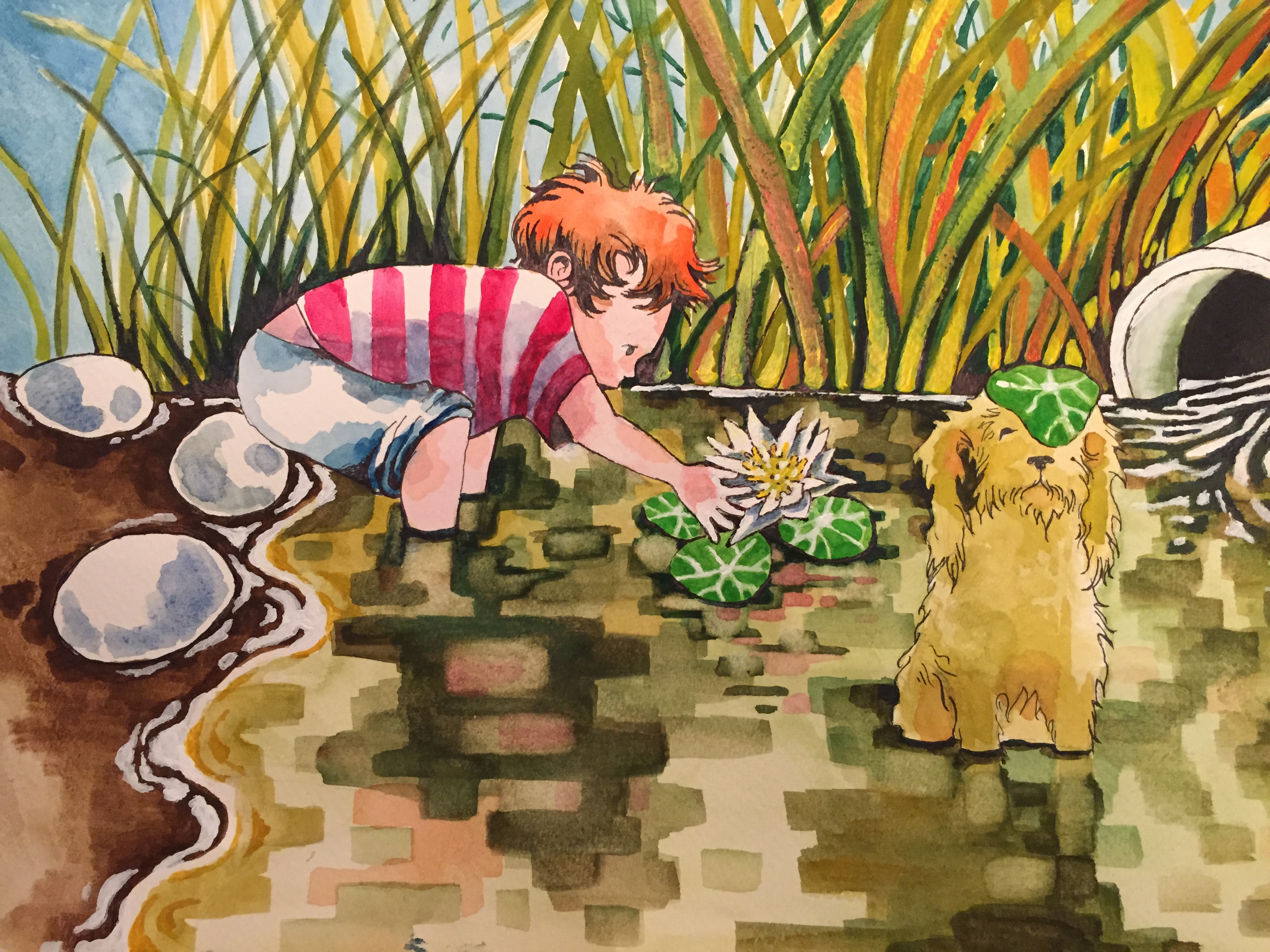 האגם by Mirik Snir - Illustrated by Carmel - Ourboox.com